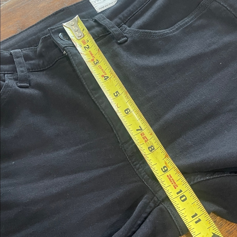 rag & bone Piper mid rise  Crop Bootcut Jeans Black size 28 - Picture 13 of 15
